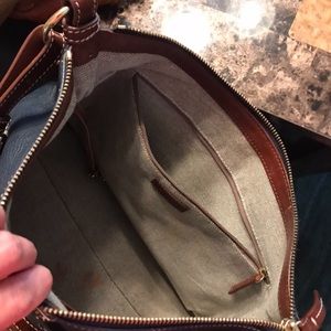 Dooney and bourke pebbles leather hobo
